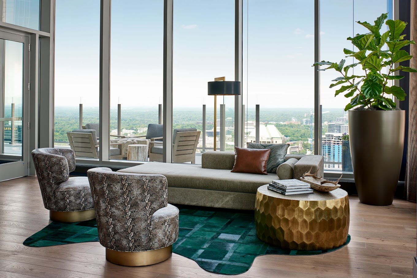 Floor to Ceiling Windows, Private Balconies