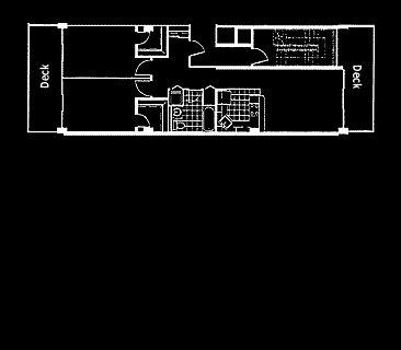 Floor plan- west and east views-double balcony